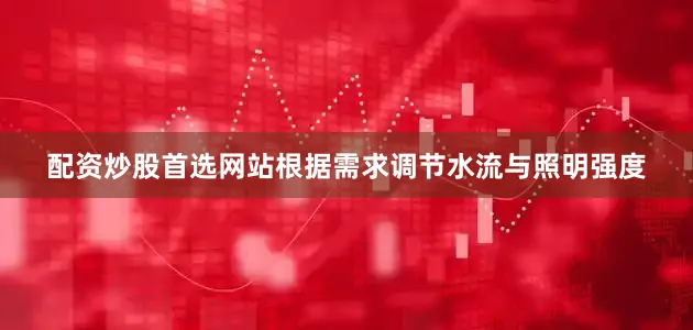 配资炒股首选网站根据需求调节水流与照明强度